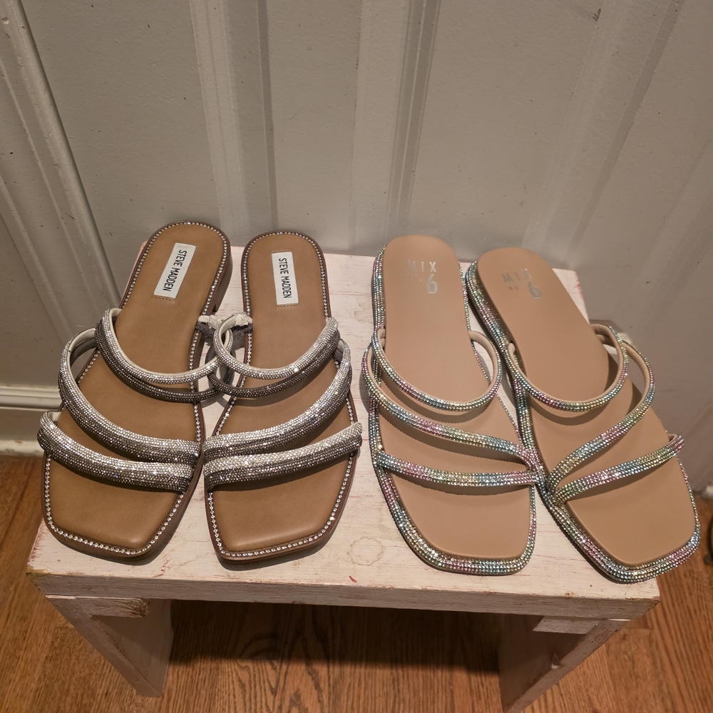 Steve Madden & Mix No.9 Strappy Womens Sandals Size 9.5